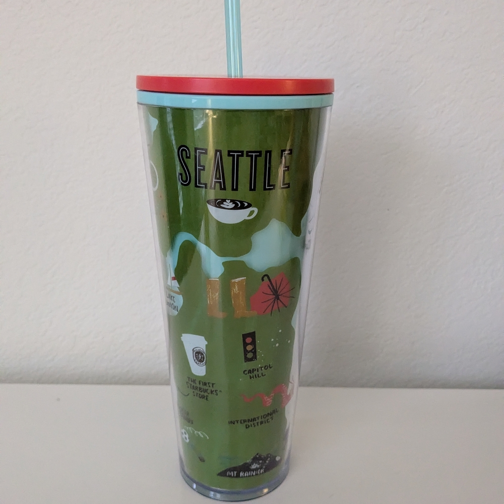 Starbucks 2019 Seattle Tumbler with Straw